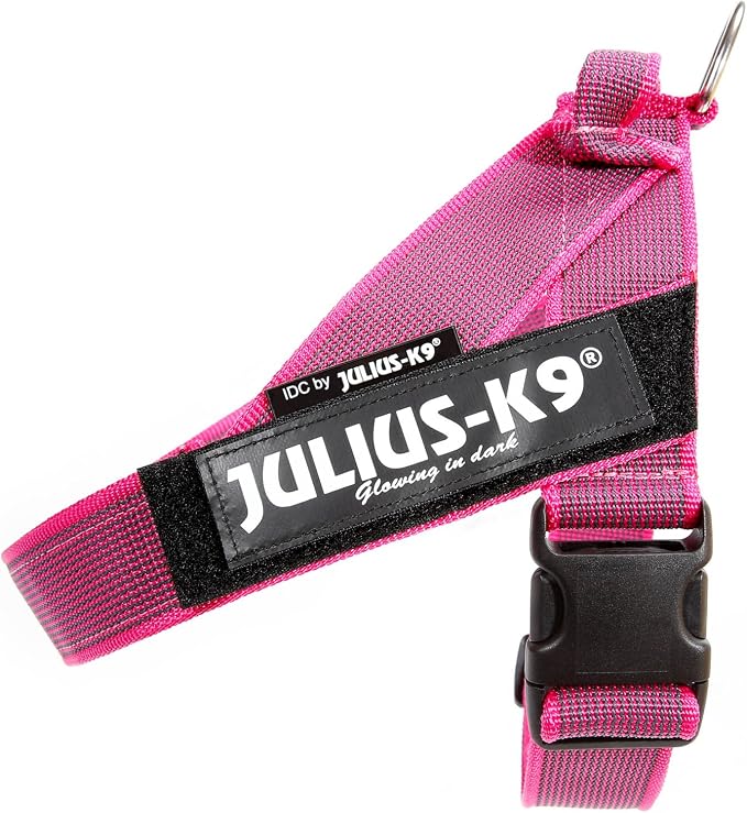 IDC Color & Gray Belt Harness, Size: M/0, Pink-Gray