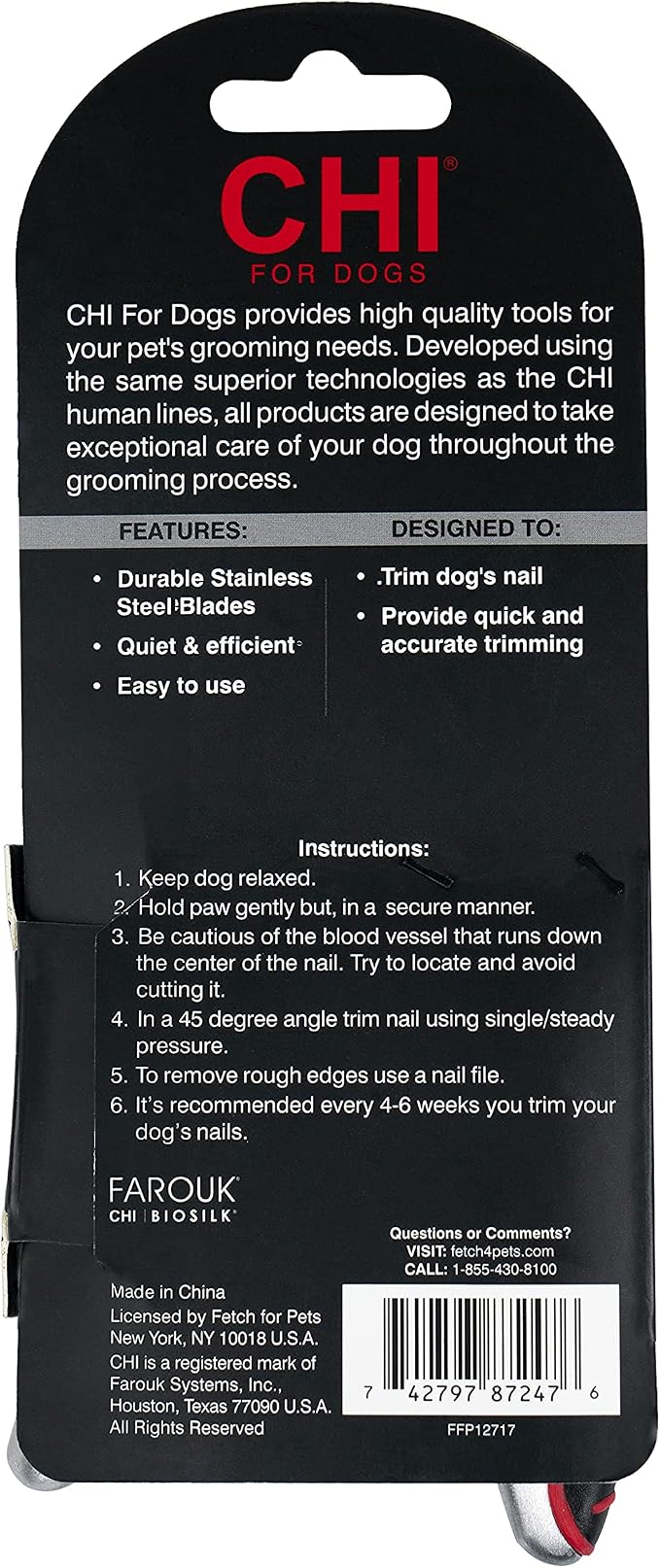 CHI Guillotine Dog Nail Clipper, One Size
