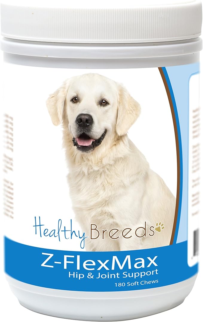 Healthy Breeds Golden Retriever Z-Flex Max Dog Hip and Joint Support 180 Count