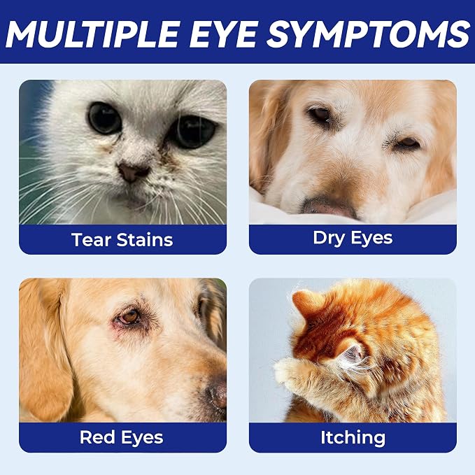 Wellix PET Dog Eye Drops for Dogs & Cats, 60ml