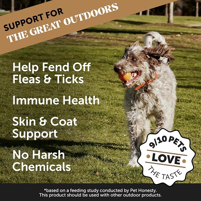 Flea and Tick Prevention & Allergy Itch Relief Virtual Bundle: Natural Flea Chews & Allergy Relief for Skin and Coat (Bacon & Salmon 90 ct)