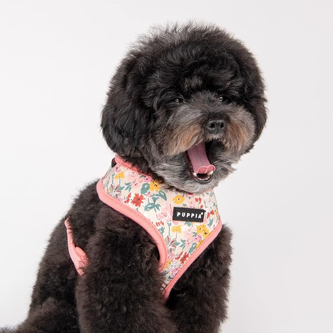 Puppia Spring and Summer Fashion Over-The-Head Dog Harness, Indian Pink_Lita, Extra Small