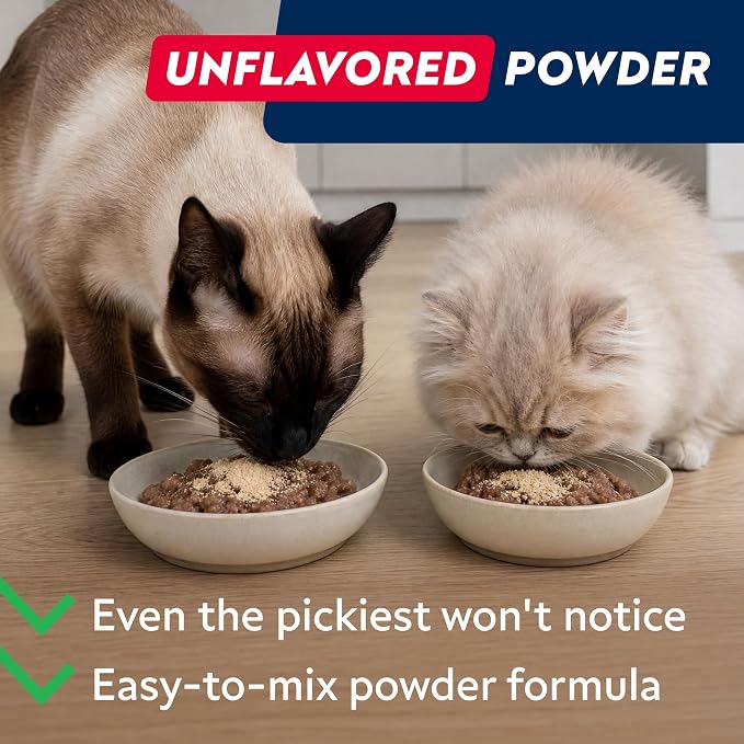 STRELLALAB Cat Probiotics Powder, 108 Scoops – Daily Probiotic for Cats