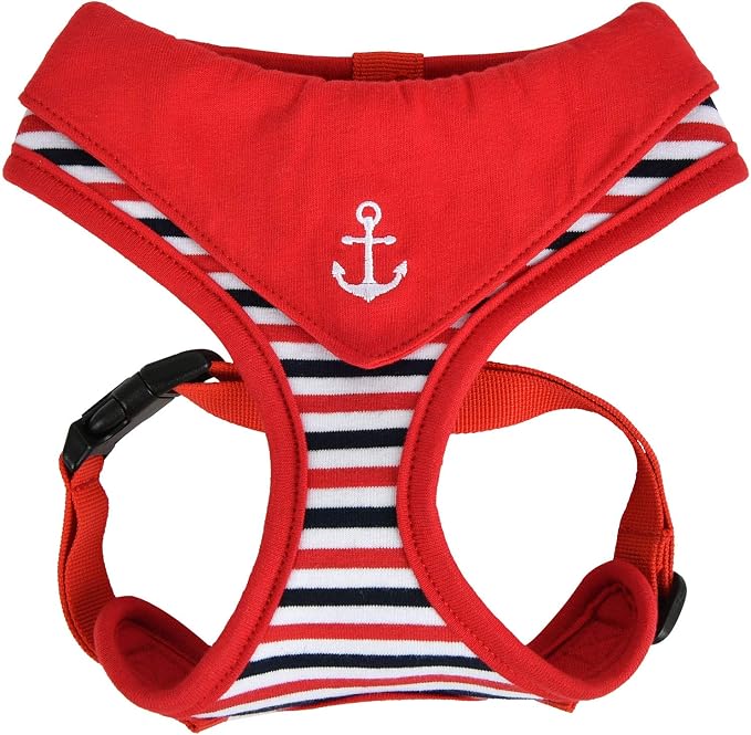 Puppia Seaman Harness A - RED - M