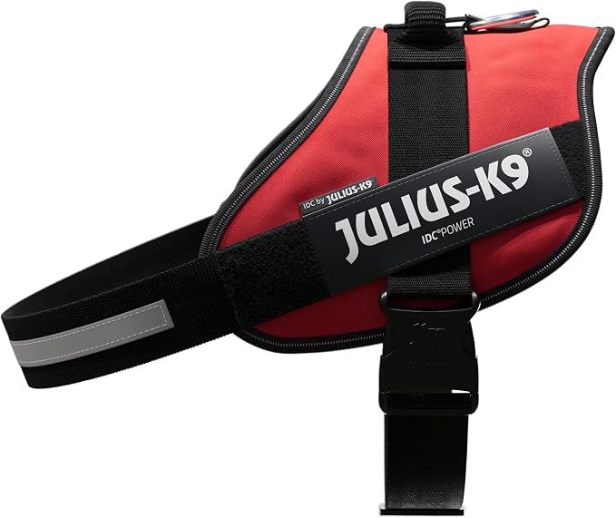 Julius-K9, 16IDC-R-4, IDC Powerharness, Dog Harness, Size: 4, Red