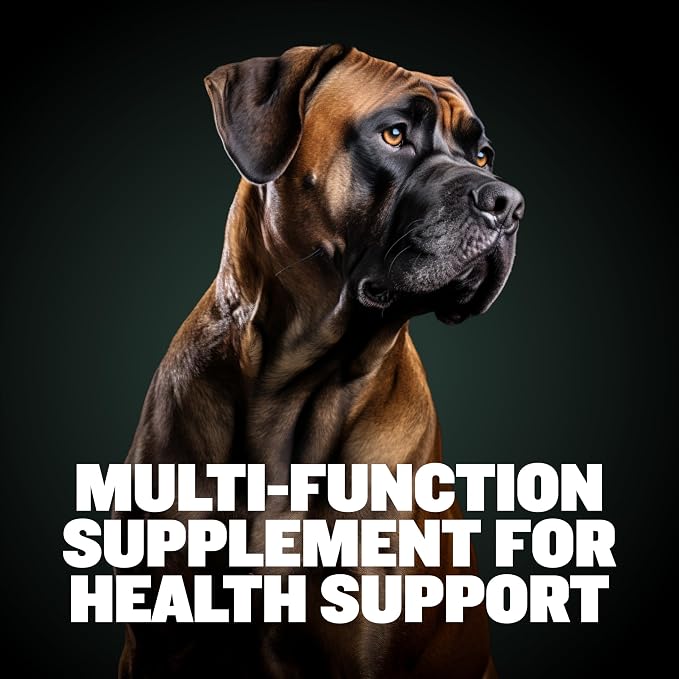Bully Max Pro Series Muscle Gain Power Chews & Chewable Tablets (60 tabs) + Vitality Chews Bundle for Comprehensive Muscle, Immunity, Joint, Skin & Coat Support – for All Breeds, Puppies & Adult Dogs