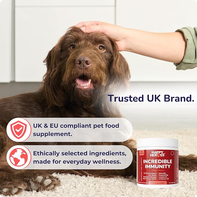 Incredible Immunity Supplement for Dog Allergy & Itch Relief
