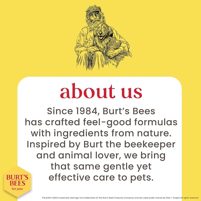 Burt’s Bees for Pets Gentle Cleansing Puppy Wipes with Buttermilk - Hypoallergenic, 98% Natural Origin Wipes That Gently Cleanse and Condition, Safe Formula, 50 Count - 6 Pack