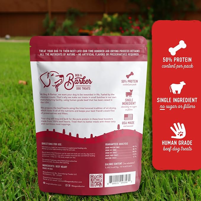Beg & Barker Beef Dog Food Topper - Single Ingredient, 8oz