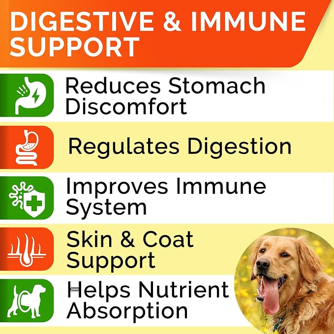 Omega 3 + Probiotics Dogs Bundle - Allergy & Itch + Improve Digestion & Immunity - Omega 3 & Pumpkin + Digestive Enzymes - Prebiotics - Itchy Skin + Itching & Licking Treats - 300 Chews - Made in USA