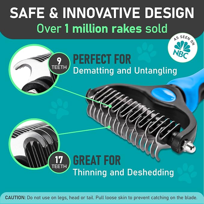 Maxpower Planet Pet Grooming Rake and Mini Pet Hair Remover Tool, Mini