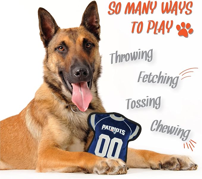Pets First NFL Tough but Smooth Jersey Dog Toy