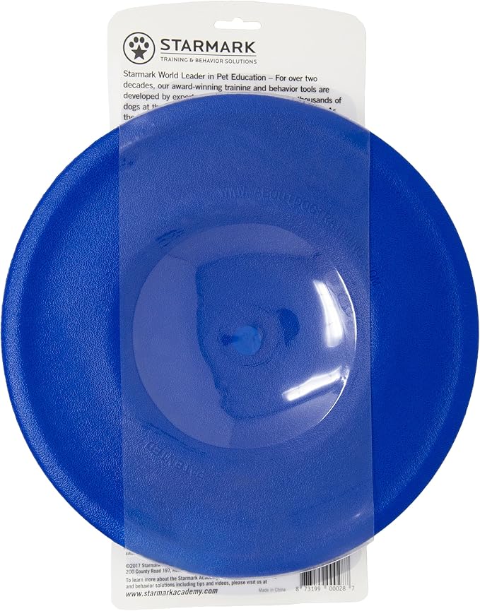 Starmark Easy Glide DuraFoam Flying Disc Dog Toy 11-inch