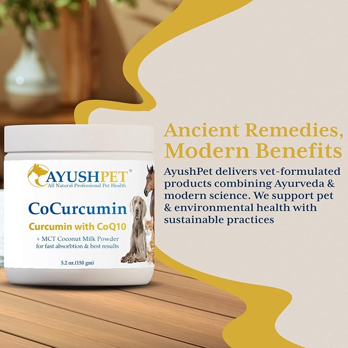 Ayush Pet CoCurcumin with CoQ10, Immune Support, 5.2 Oz