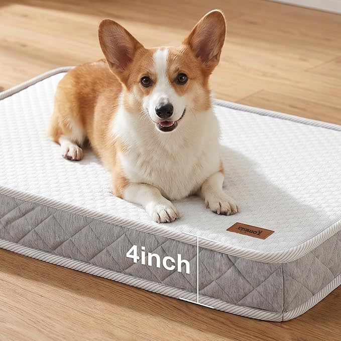 ZOMISIA Breathable Orthopedic Honeycomb Dog Bed Mattress - Medium, 4in Thick