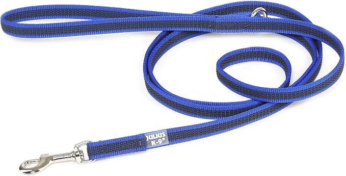 Color & Gray Super-Grip Leash with Handle, 14 mm x 1,8 m, Blue-Gray