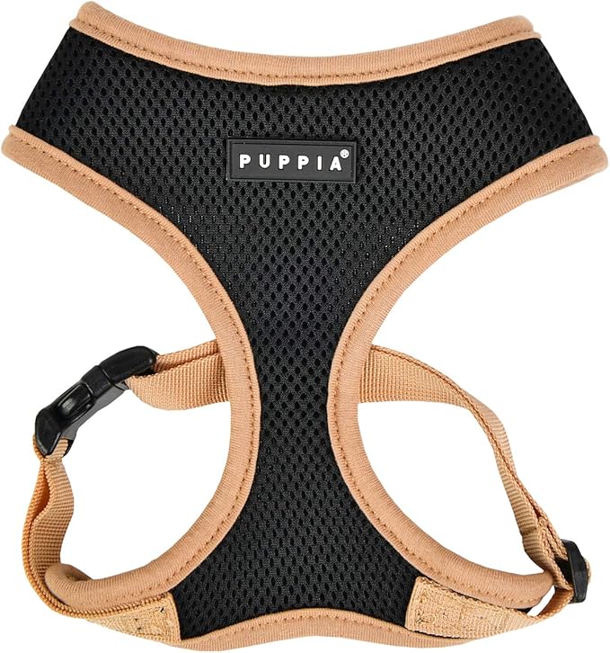 Puppia Soft Harness II - Black - M