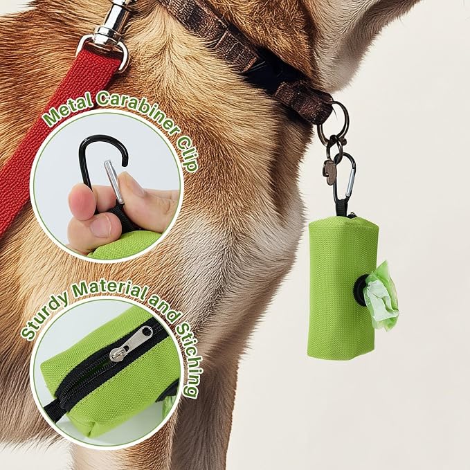 Gardner Pet Dog Poop Bags Rolls with Tissue, Pine Scented Poop Bags with Dispenser, Leak Proof Pet Waste Bags with Tissue Design, Reduce Touch Feeling, 36 Rolls-288 Counts