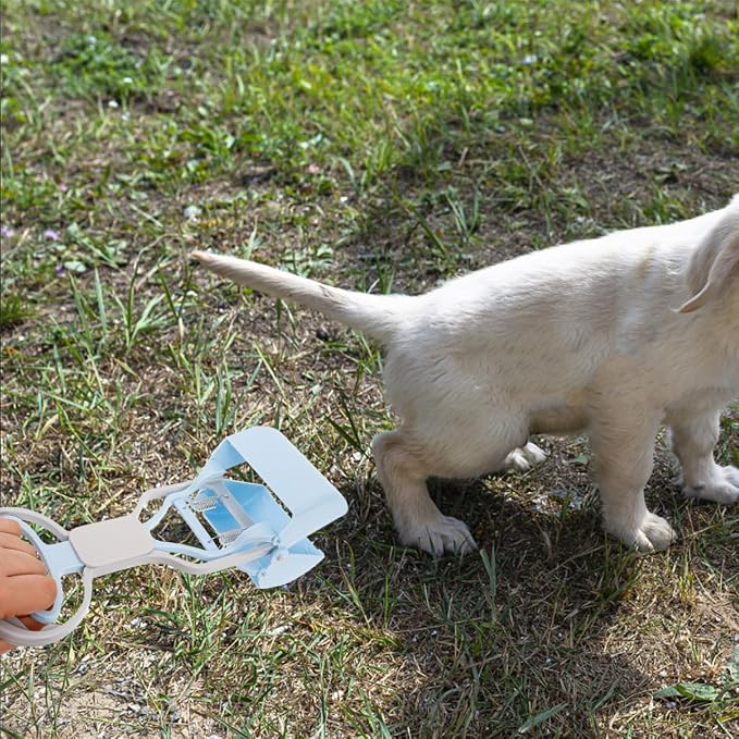 Mipcase Portable Pooper Scooper for Dogs Reusable Lightweight Dog Poop Picker Compact Wear-Resistant Pet Poop Cleanup Tool 10.62X3.54X2.95 Inch