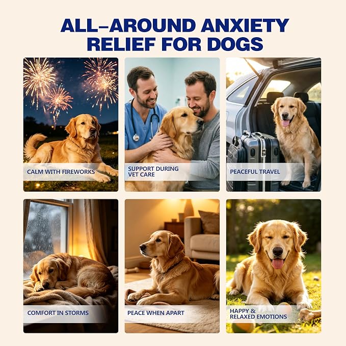 Calming Chews for Dogs- Natural Calming Support, Chicken, 120-Pack, 120 Count