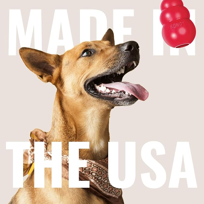 KONG Stuff-A-Ball, Natural Rubber Dental Chew Toy, for Large Dogs | Stuffable Dental Chew Toy for Teeth Cleaning, Fill with Treats & Snacks to Keep Dogs Busy & Engaged at Playtime