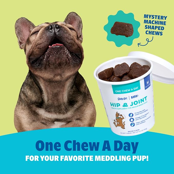 BARK x Scooby Hip & Joint Health Supplement for Medium Breed Dogs