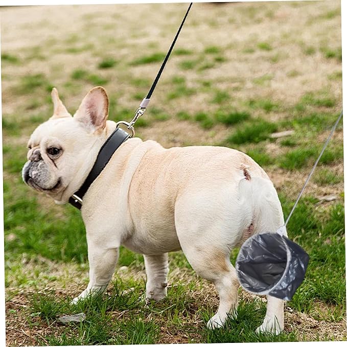 Dog Poop Catcher, Telescopic Pooper Scooper Catcher with Long Handle, Lightweight, Portable & Foldable Dog Poop Collector