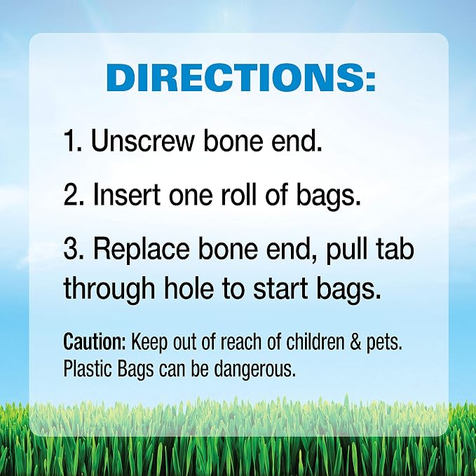 Four Paws Wee-Wee Outdoor Dog Waste Bag Dispenser with Heavy Duty Waste Bags 30 Count