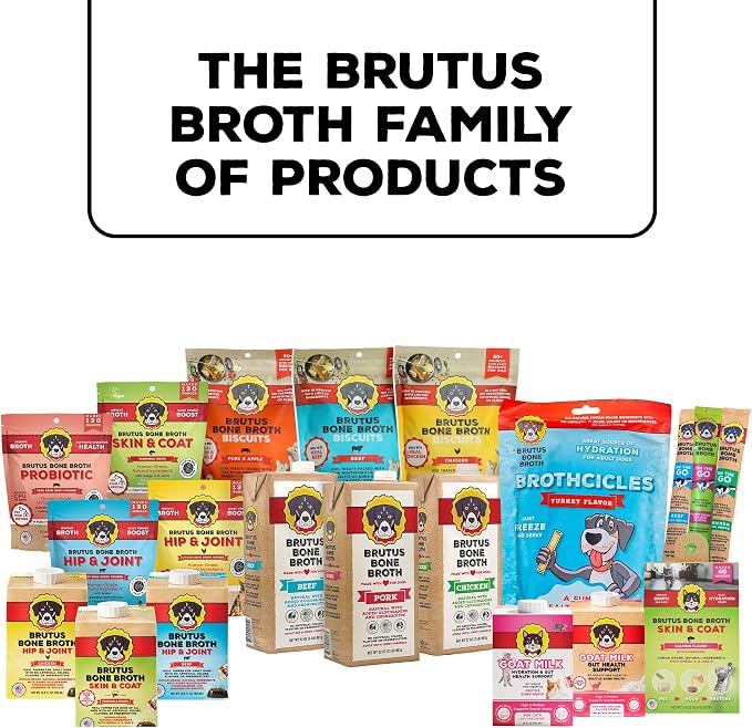 Brutus Bone Broth for Dogs - Pork, 2-Pack