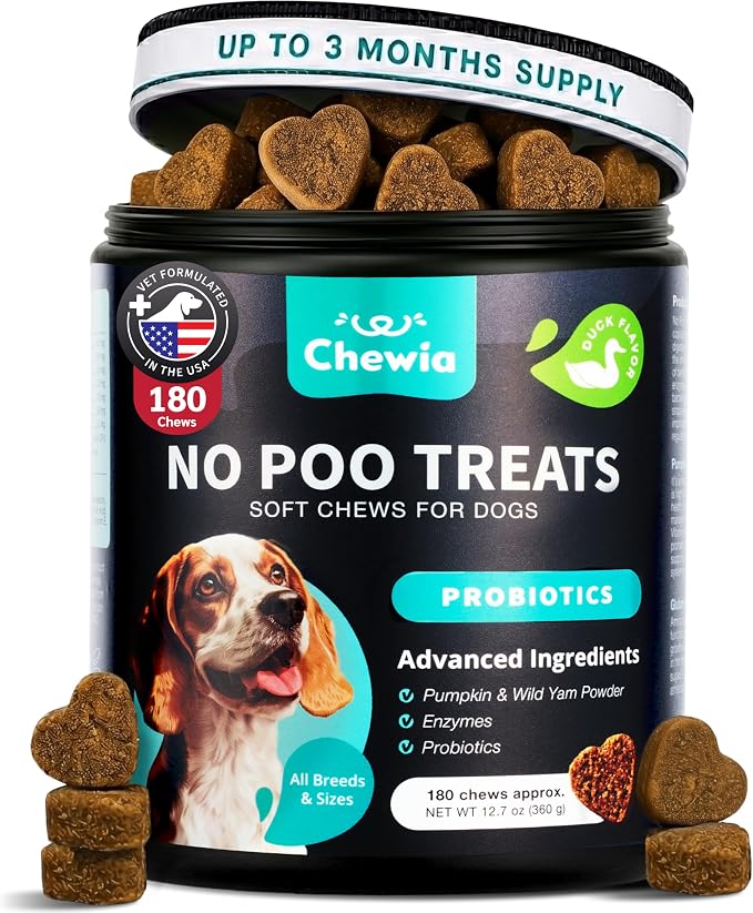 No Poo Chews for Dogs – Poop Eating & Stool Deterrent, Coprophagia Support