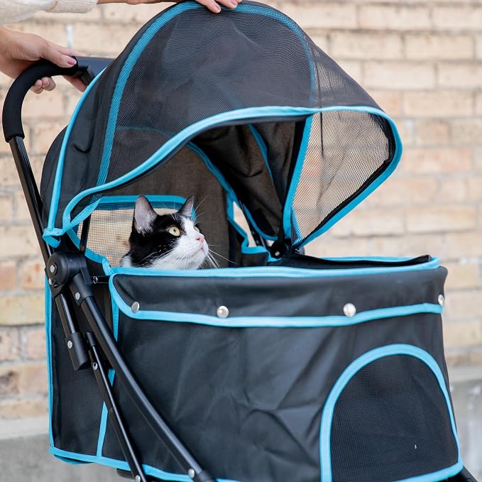 Carlson Pet Stroller - Black, up to 30lbs