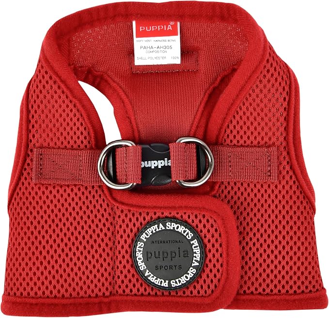 PUPPIA International PUAH305WNSM Soft Harness B Vest, Small, Wine Red