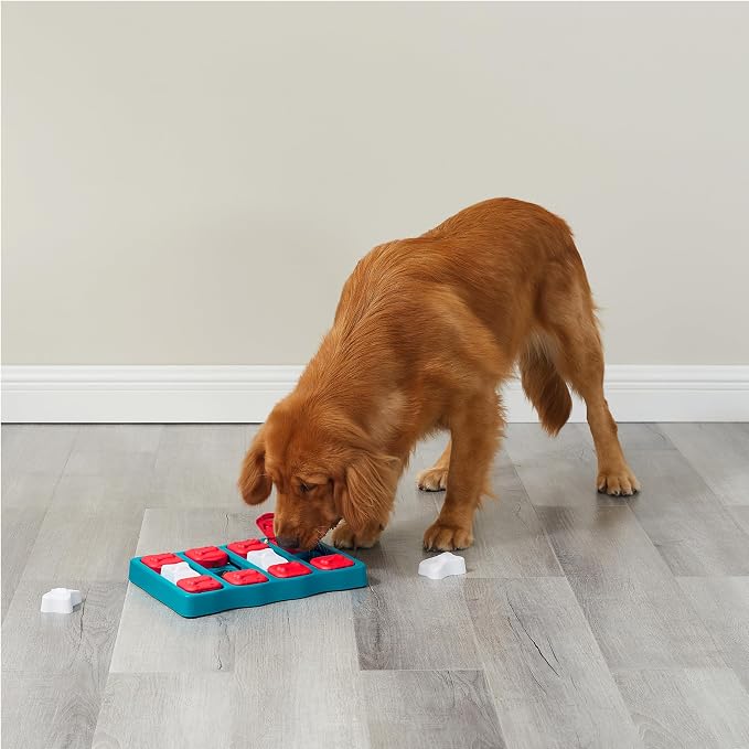 Outward Hound Nina Ottosson Dog Brick Dog Toy Treat Puzzle, 12.8"