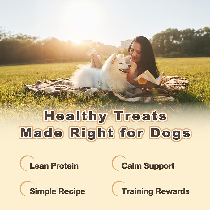 VITADAY Calming Dog Treats, Turkey Recipe with GABA, Stick, 8 oz