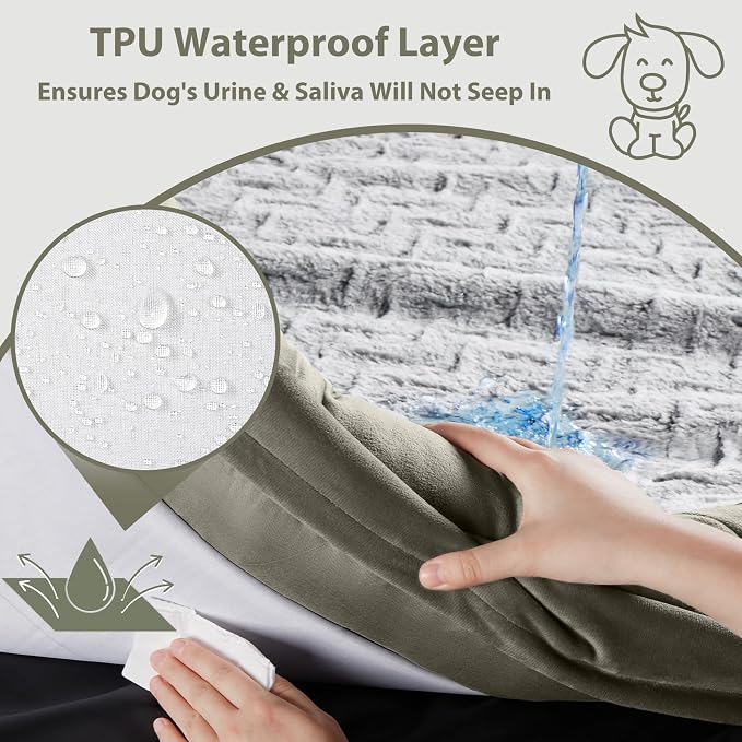 WNPETHOME Orthopedic Dog Bed - XXL Extra Large, 45x35x7in