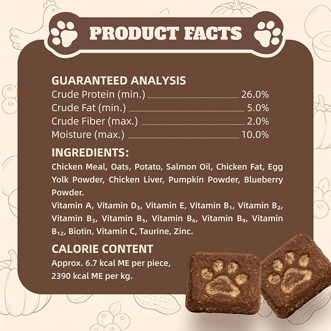 Wellix 12-Vitamin Dog Treats for Immune Support, Crunchy Dog Biscuits