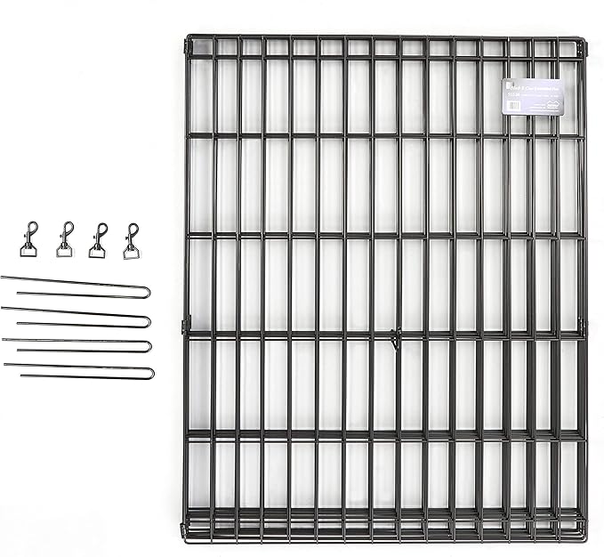 MidWest Homes for Pets 18-Inch Exercise Pen, for Indoor and Outdoor use, 16 Sq Feet of Play, Folding Dog Pen, No Door Design for Maximum Security, Easy to Set Up, Foldable Dog Playpen