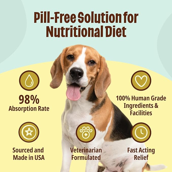 Licks Multi-Vitamin, Calcium & Vitamin B12, for Dogs, 30 Packets | Daily Nutritional Support for Puppies, Adults and Seniors, Canine Multivitamin with Vitamin A, D, E and B12, Pill-Free