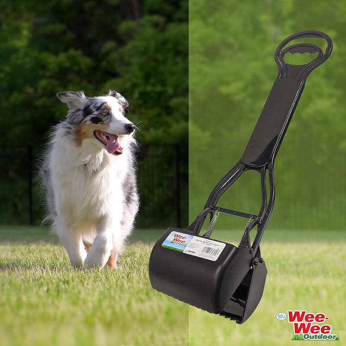 Four Paws Allen's Dog Waste Spring Action Pooper Scooper for Hard Surfaces, X-Large