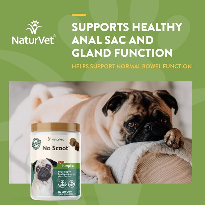 NaturVet Advanced Probiotics & No Scoot Bundle - 120ct + 120ct