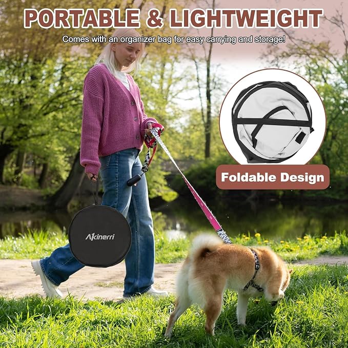 Foldable Cat & Dog Playpen with Carry Bag, Black Large