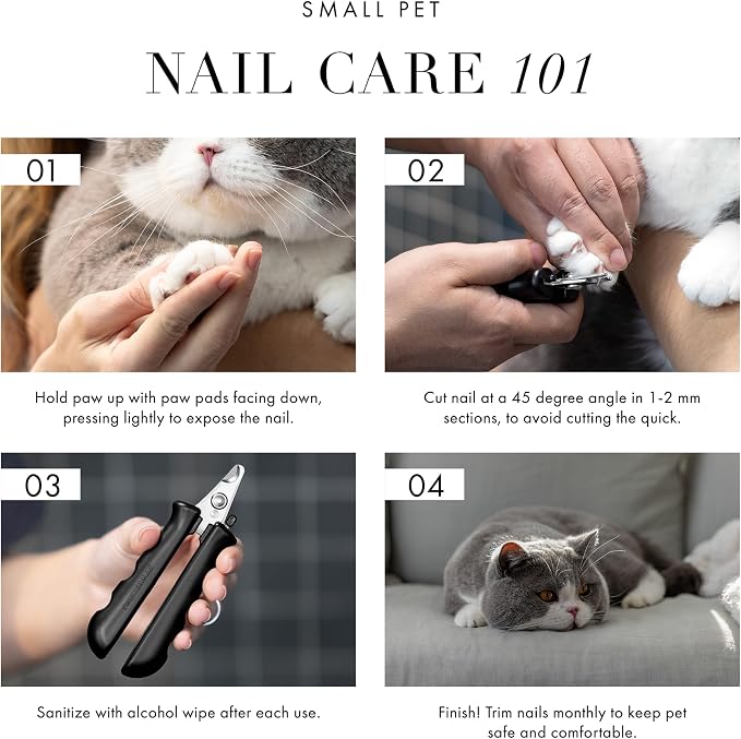 Tweezerman Small Dog & Cat Nail Clippers, Ergonomic