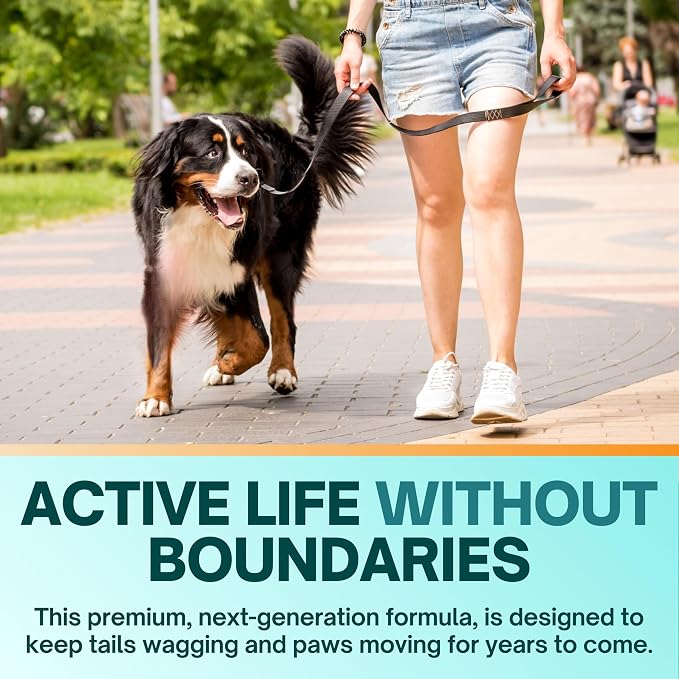 CM Joint Care for Dogs Hip & Joint Supplement, 120 Chewable Tablets