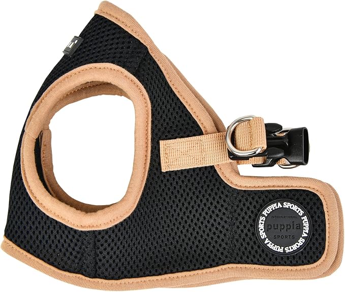 Puppia Soft Vest Harness B II - Black - XL