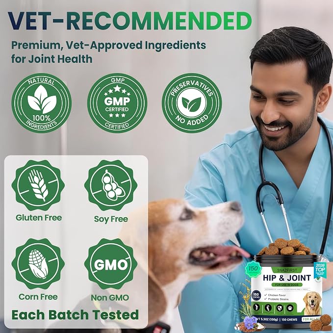 Hip and Joint Supplement for Dogs, Glucosamine for Dogs Joint Supplement