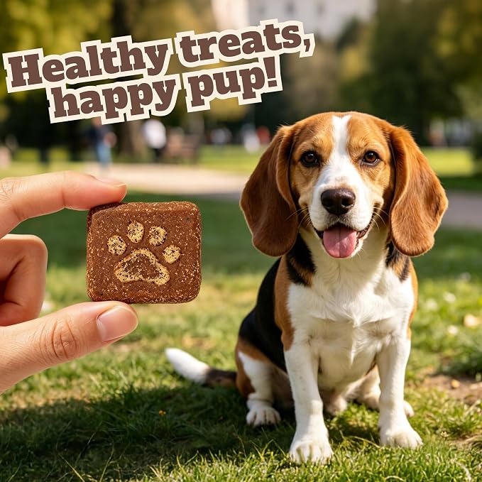 Wellix Probiotics Dog Treats for Digestive Health, Crunchy Dog Biscuits