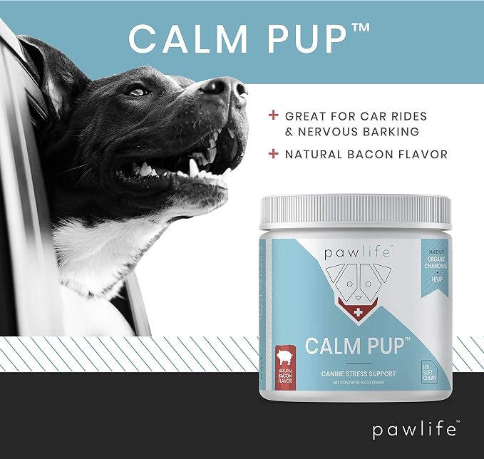 Advanced Formula Calm Pup Bacon Hemp Dog Chew Treats