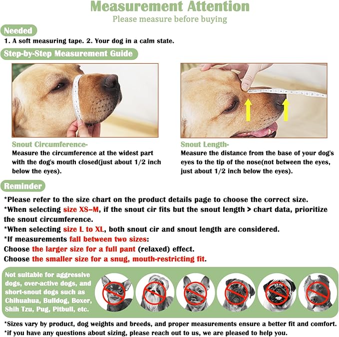 Soft Mesh Dog Muzzle for Small Medium Large Dogs Anti Scavenging | Finer Mesh Openings Prevent Eating, Allow Drinking, Fits German Shepherd Golden Retriever, Walking Training Grooming Use | L