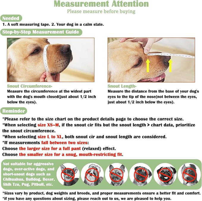 Soft Mesh Dog Muzzle for Small Medium Large Dogs Anti Scavenging | Finer Mesh Openings Prevent Eating, Allow Drinking, Fits German Shepherd Golden Retriever, Walking Training Grooming Use | S