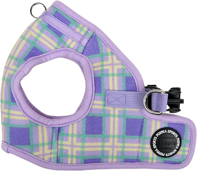 Puppia Spring and Summer Fashion Step-in Vest Dog Harness, Violet_Jaylen, Extra Large